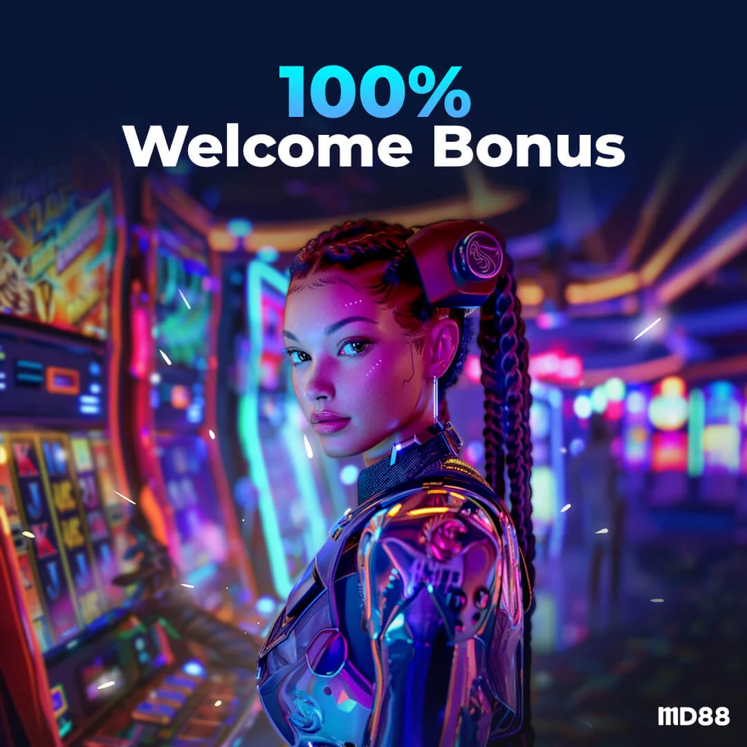 100% Slot Welcome Bonus ##Start your MD88 journey with up to AUD 388 extra bonus! Double up your first deposit!