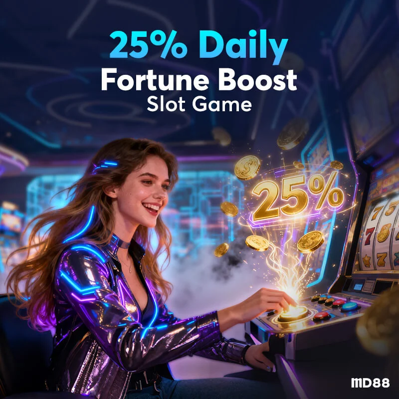 25% Daily Fortune Boost on Your First Deposit! ##Start your day with extra luck booster!