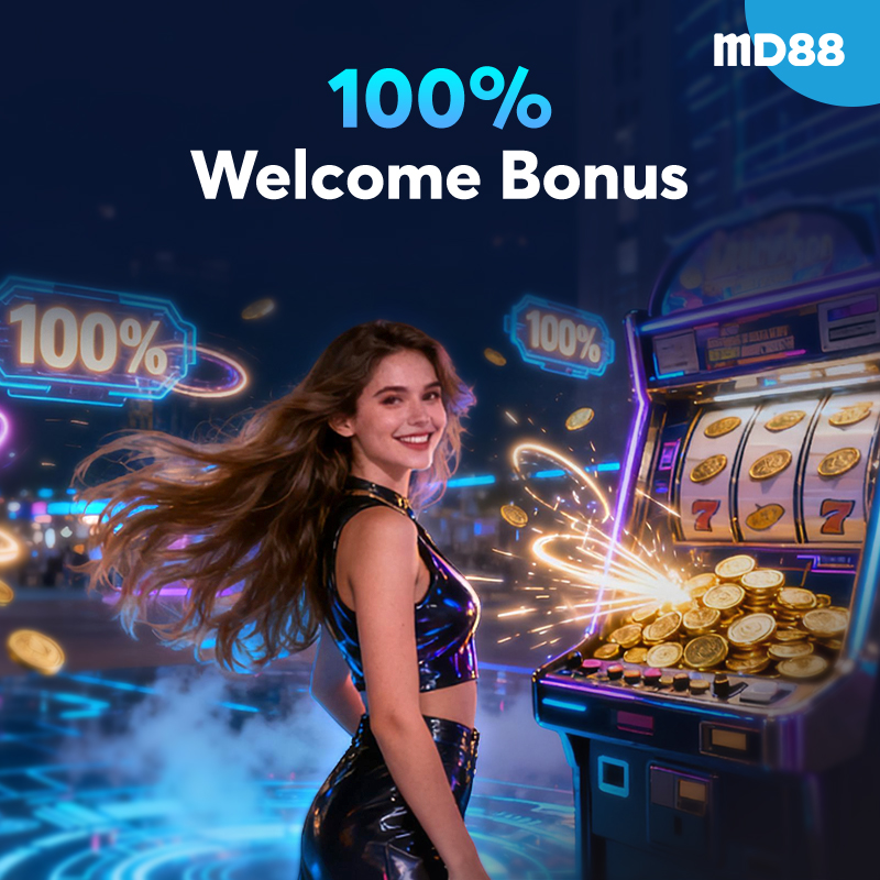 100% Slot Welcome Bonus ##Start your MD88 journey with up to AUD 388 extra bonus! Double up your first deposit!