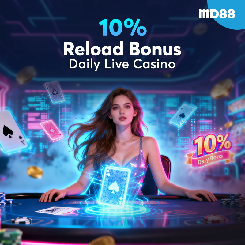 10% Live Casino Bonus ##Make a deposit and received extra 10% bonus on your favorite Live games.