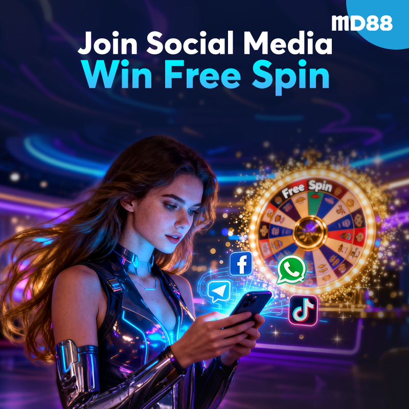 Join Social Media Win Free Spin ! ##One tap to join, endless excitement everday!