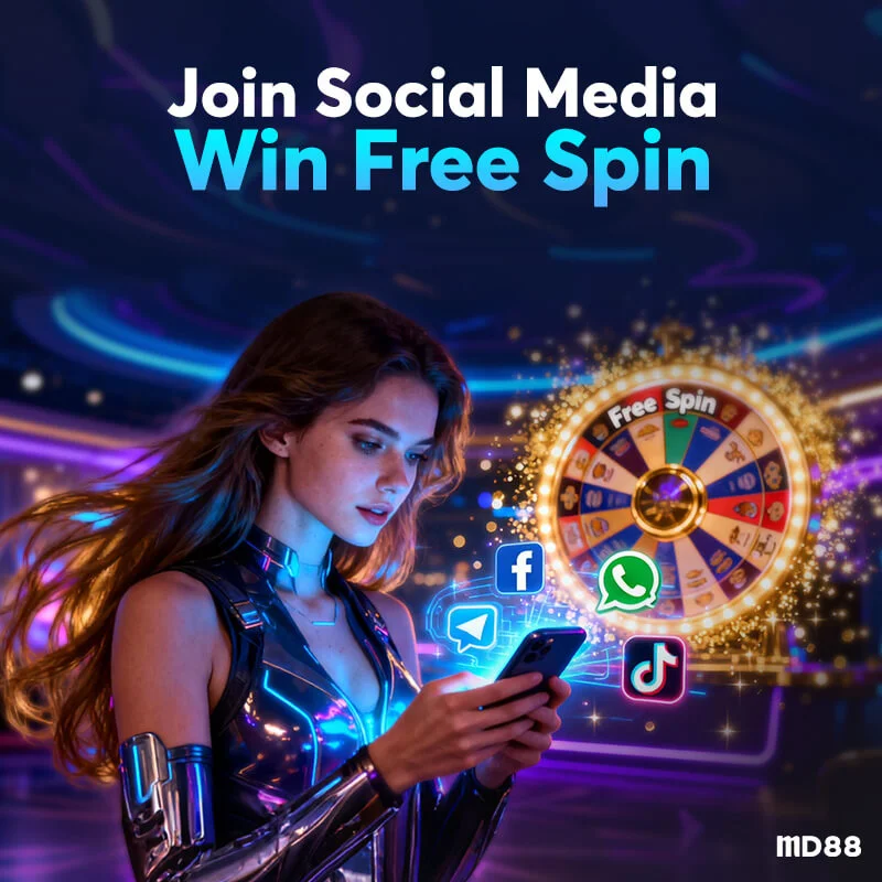 Join Social Media Win Free Spin ! ##One tap to join, endless excitement everday!