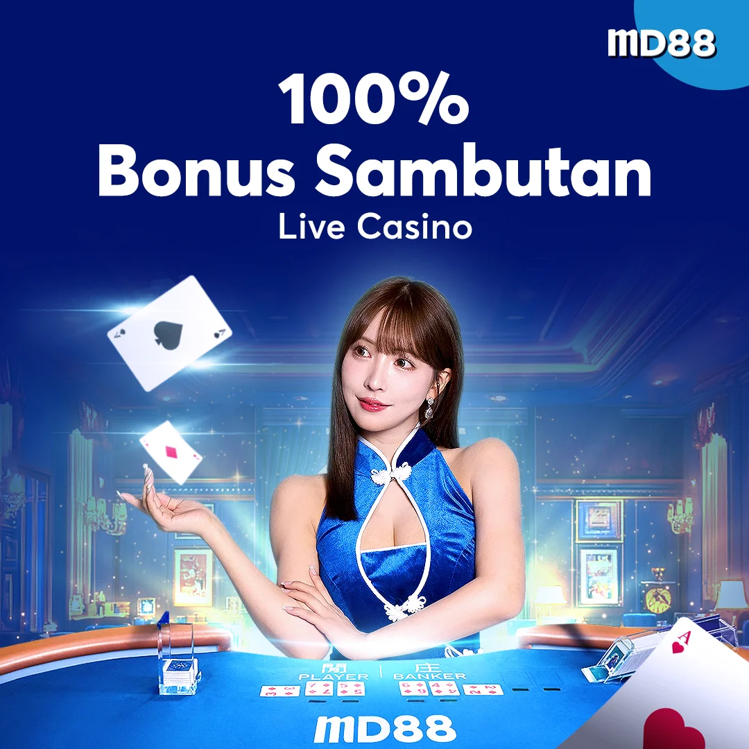 Bonus Selamat Datang Kasino Live 100% ##Mahu bermain permainan secara langsung? Sertailah kami sekarang dan dapatkan bonus dua kali ganda!